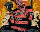 18 x 24 Inch American Nightmare - Freddy Krueger Print
