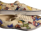 Super Smash Brothers Characters Painted Shoes