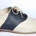 1950's vintage inspired saddle shoes for men or women - FREE WORLDWIDE SHIPPING