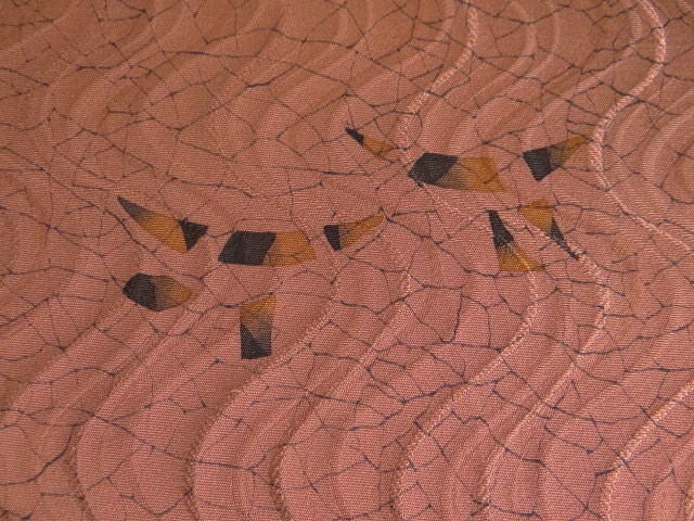 Hidden tiger in kimono silk
