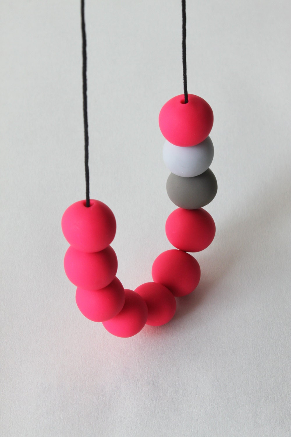 Hot pink necklace