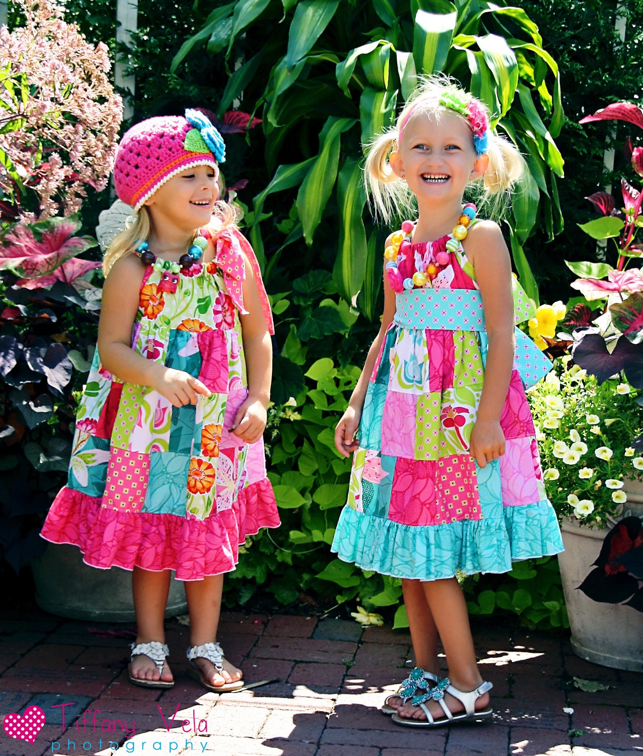 Claire's Patchwork Pillowcase Dress PDF Pattern size 18 months to size 6