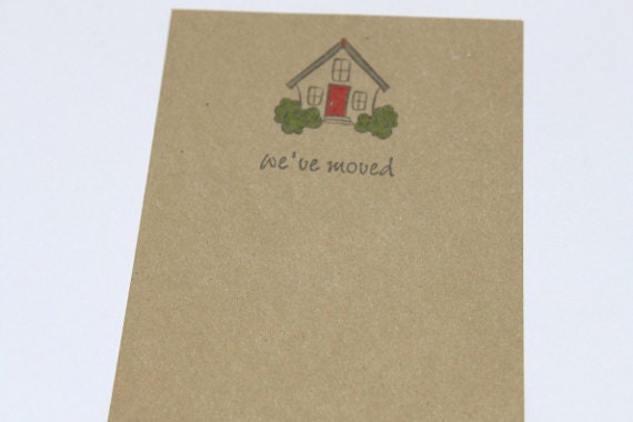 Change of Address Postcards- We've Moved, Set of 10