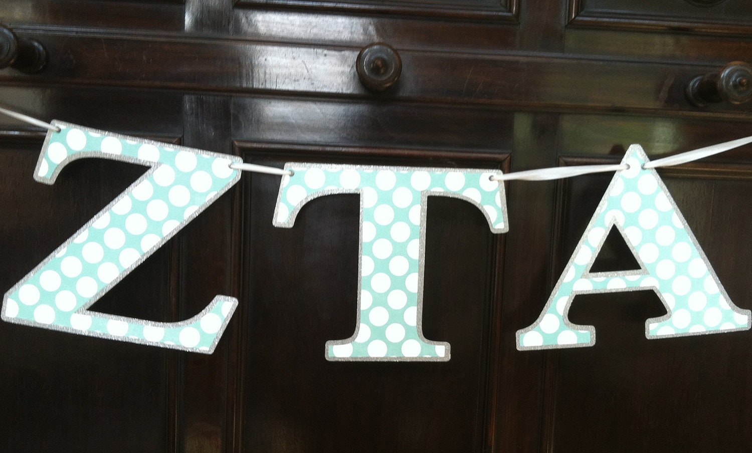 Greek Letter Banner Garland Decoration Alpha Chi Omega Delta Zeta Tau Gamma Phi Beta Delta Epsilon Kappa Sigma Lambda Theta Il_570xn