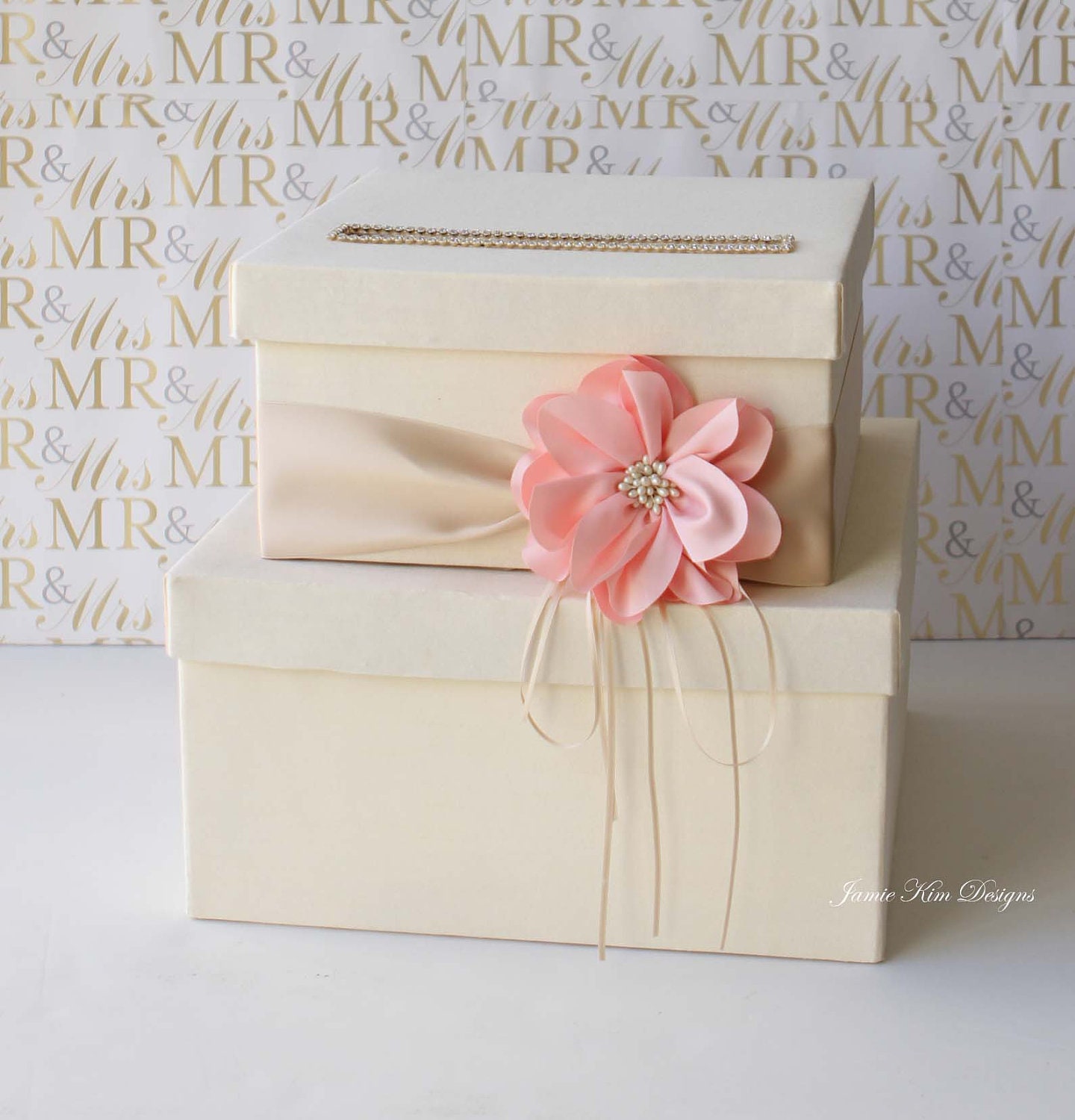 Wedding Card Box Wedding Money Box Gift Card Box - Custom Made
