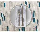 Organic Feather Cities Placemat
