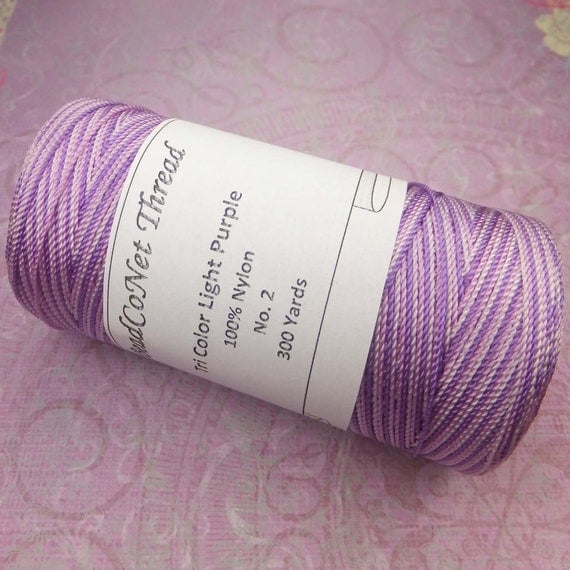 Light Purple 100% Nylon 300 Yards ( 1 Roll  ) Knitting, Crochet, Needle Point and Machine Use Other Crafts(0006)