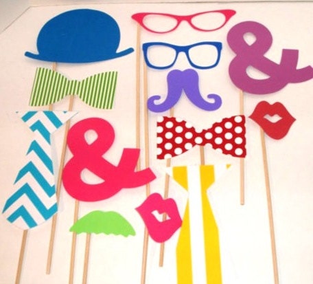 Photo booth Props  - Wedding Photobooth
