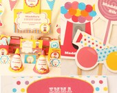 Instant Download Candy Sweet Shop Party Birthday Printable Party Kit with editable text for you to personalize