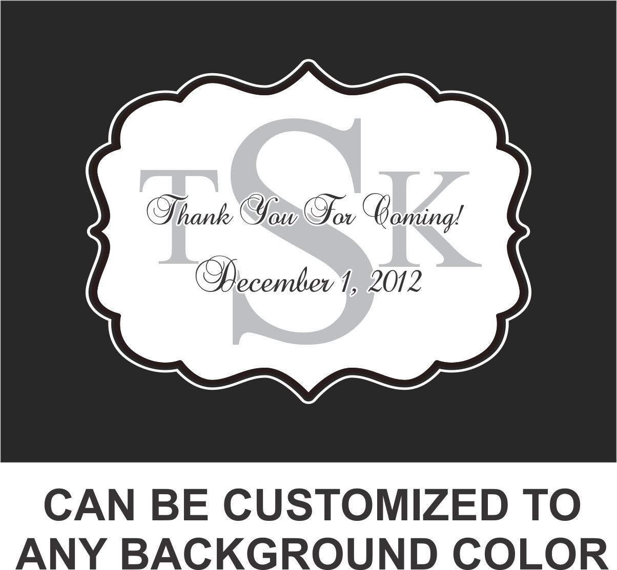 Gift Bag Labels 50 Count - Wedding Favor , Welcome Bag Labels, Stickers Il_570xn