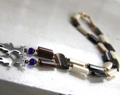 Hand in Hand Necklace - Bone and Beads from Kenya