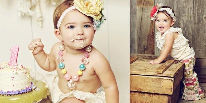 Spring Crush Chunky necklace with pearls, bling, bubblegum style, and faceted Beads perfect photo prop m2m persnickety and Matilda Jane