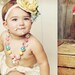 Spring Crush Chunky necklace with pearls, bling, bubblegum style, and faceted Beads perfect photo prop m2m persnickety and Matilda Jane