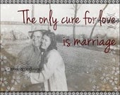 Words - Love - Fine Art - Art Print -10x8 - Love Words - Couples - Marriage - Black and White - Sweet - Gift