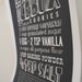 8x10 Kitchen Art Print of Old Fashioned Ice Box Cookie Recipe with Handlettering