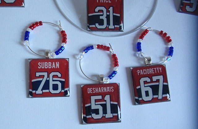 Montreal Canadiens Wine Charm Set