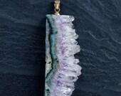 amethyst pendant. perfect centerpiece for hemp, or alone on a chain.
