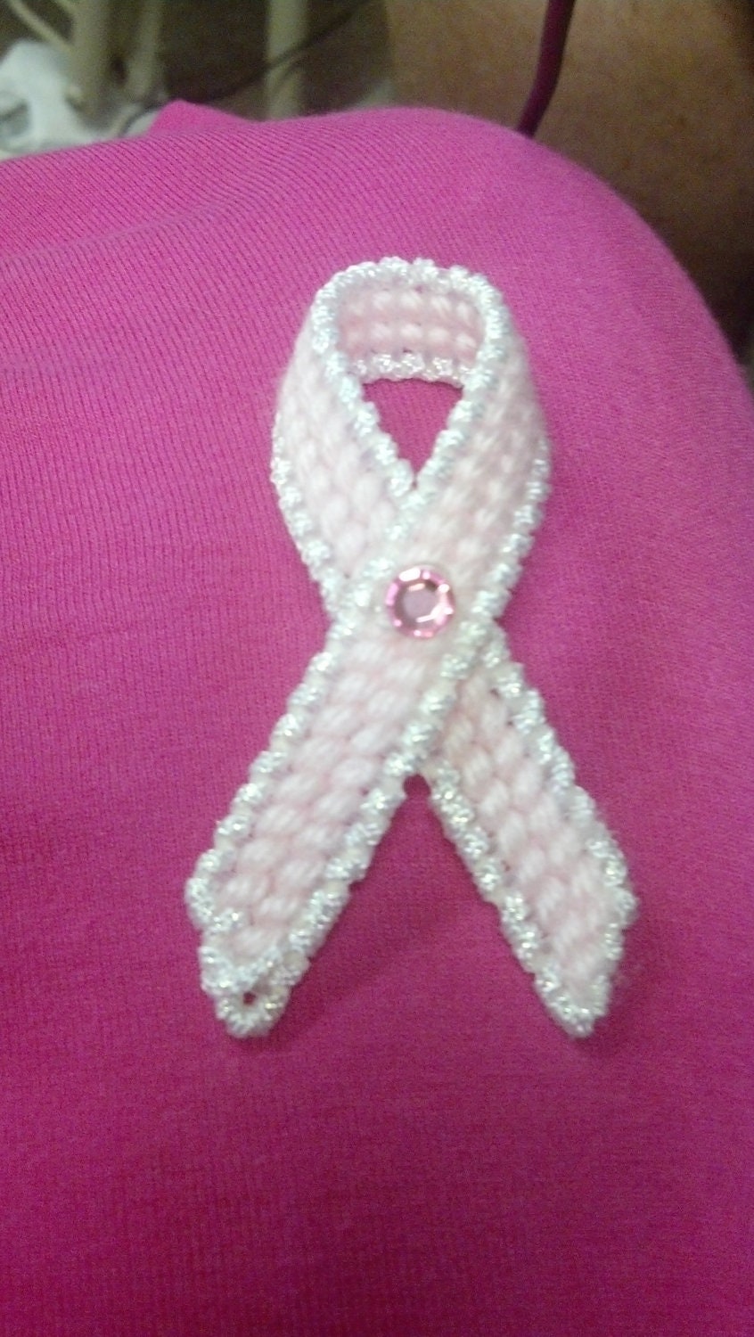 Pink Breast Cancer Ribbon pin