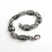 Byzantine chainmail bracelet with crystal links