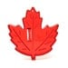 Maple Leaf Cookie Cutter HRM 1960s Vintage Red Plastic