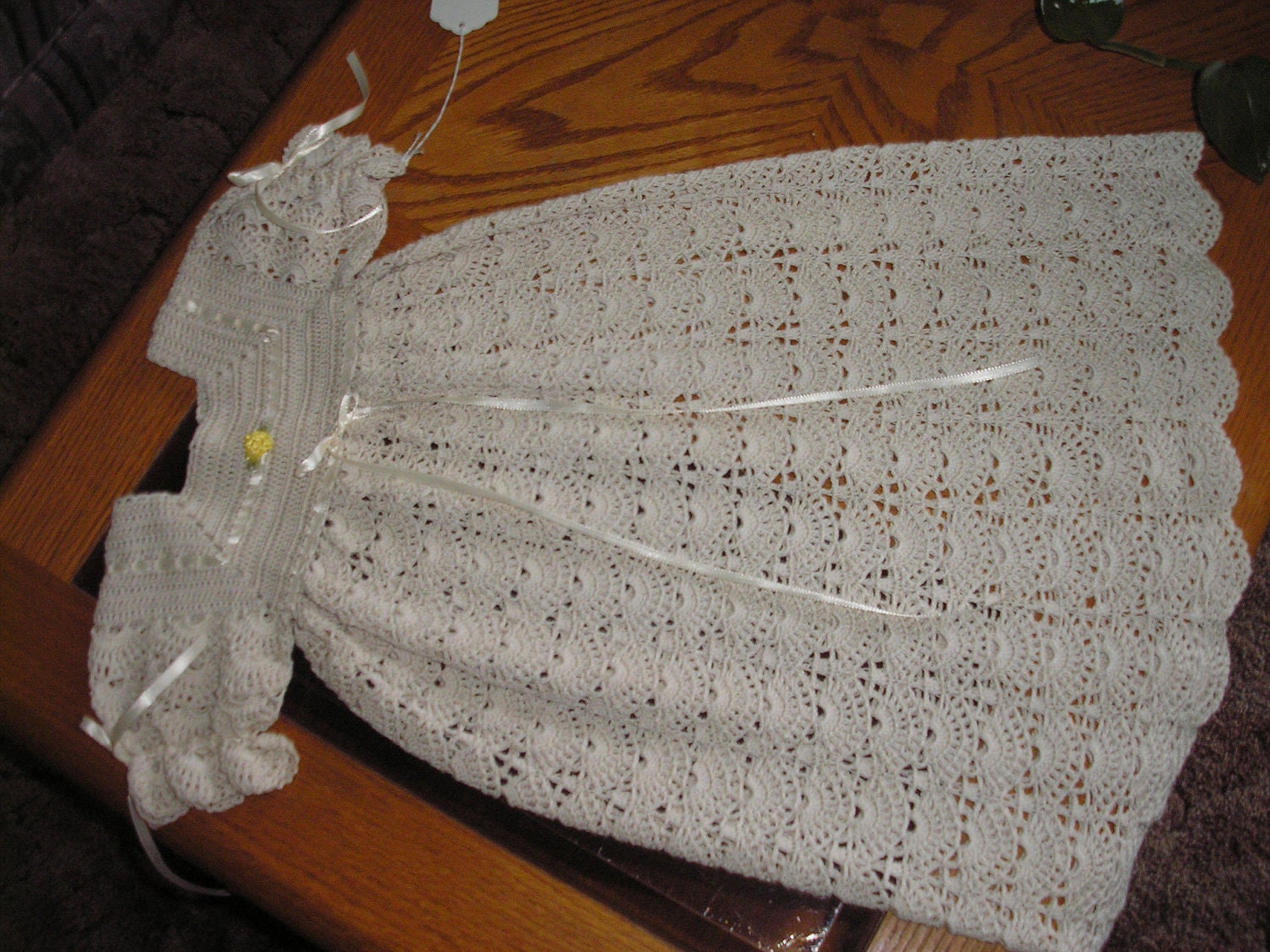 Christening Gown Set / Ecru / Baptism / Blessing / Photos