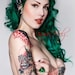 Mother Earth Green - 18" 100% Human Hair Extensions Keratin Stick i-Tip (6) - FREE Shipping - (On Back Order)