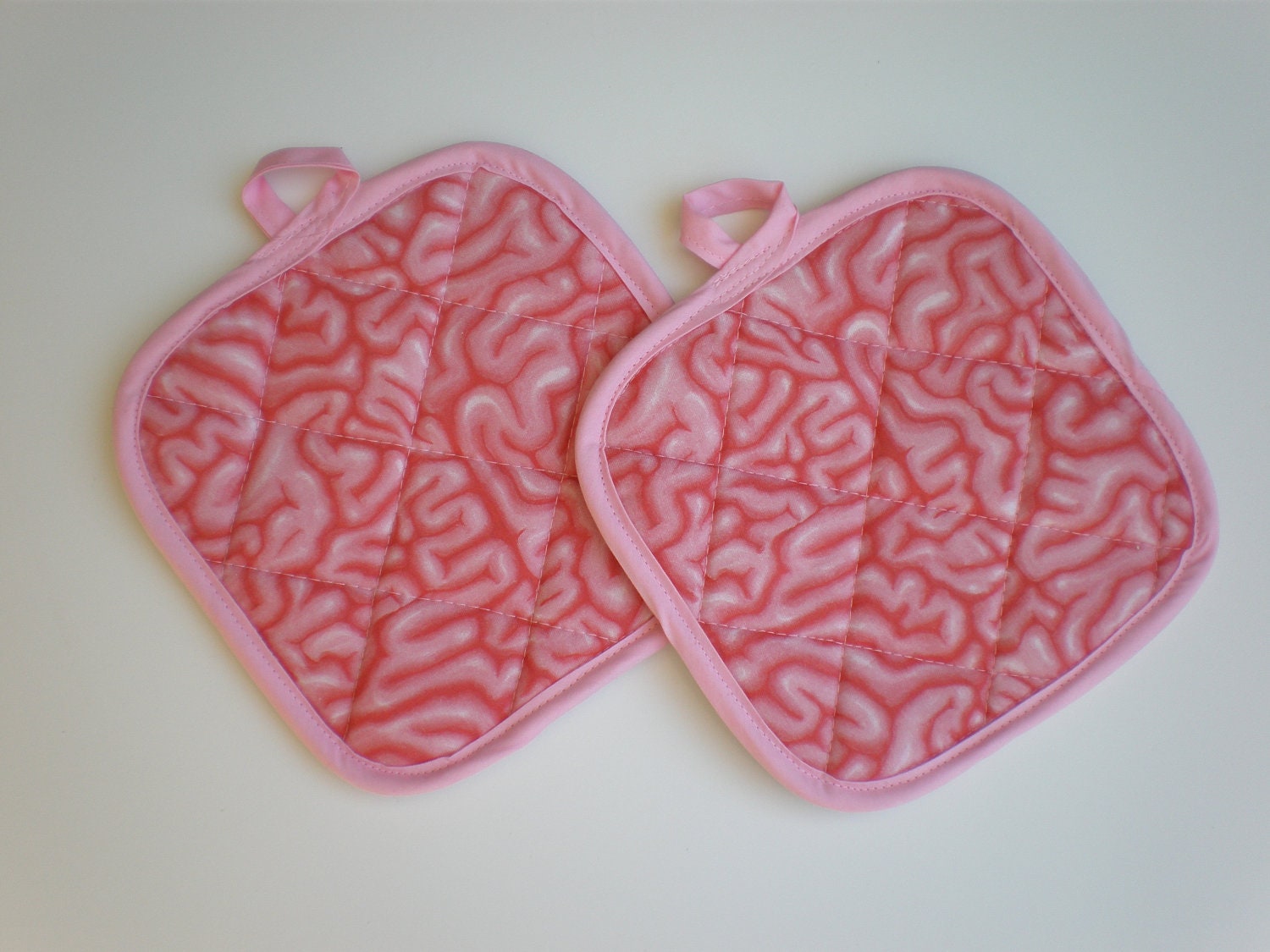 Walking Dead Zombie brain pot holders