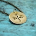 Brass Compass Necklace