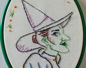 Witch hoop art - Wicked Witch of the West