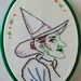 Witch hoop art - Wicked Witch of the West
