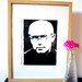 Modern Painting - Urban Art - Statement Piece - Catholic Icon - Inspirational - Spiritual - WWII