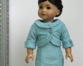 american girl doll dress and jacket: endora