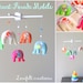 Baby Mobile - Crib Mobile - Elephant Mobile - Nursery Mobile - Elephant Baby Mobile