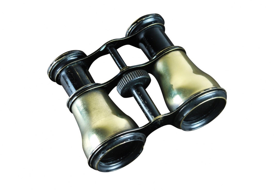 French Antique Opera Glasses, Victorian Era, Original Case, Classic and Great Looking