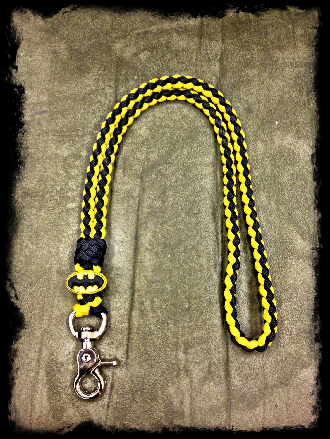 Batman paracord key lanyard