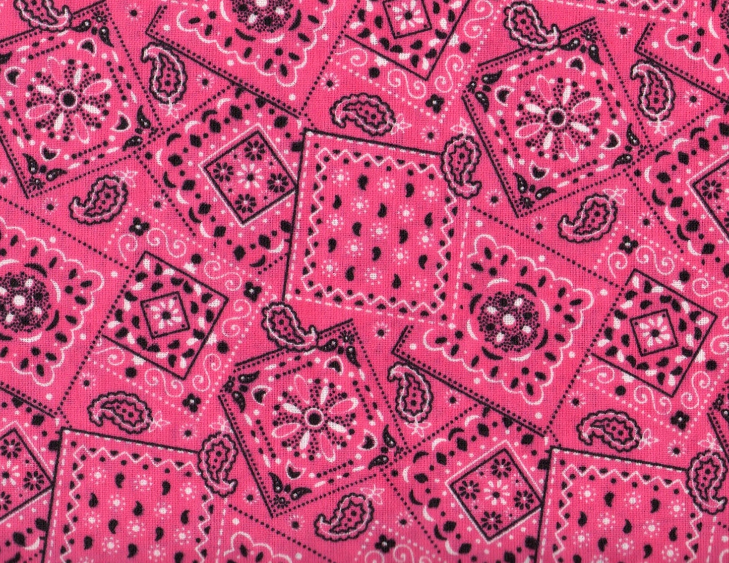 Pink Bandana Fabric