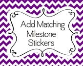 Milestone Stickers to Match your Monthly Onesie Sticker Set...Baby's Firsts...Baby Stickers...Baby Month Stickers