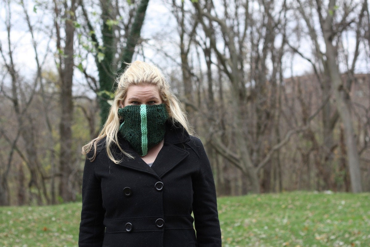 Dark Green Irish Cowl- Perfect for St. Patrick's Day