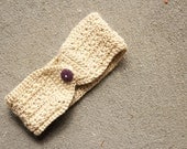 CLEARANCE Kids CREAM Crochet Heaband