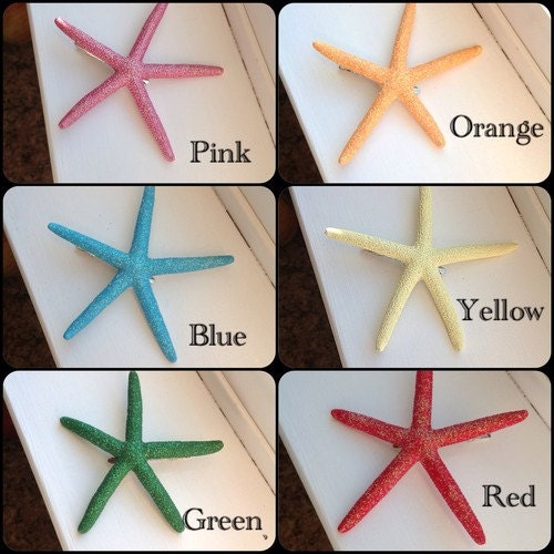 You Chose: Ariel the Little Mermaid starfish hair clip