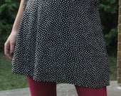 HEART print SKIRT 90s pattern size small