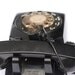 Vintage Rotary Dial Phone, Black Rotary Desk Phone, Vintage Mid century Phone, Retro Phone, Back To School, Black
