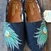 Peacock feather TOMS