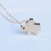 Lucky Elephant necklace with 14k gold filled chain.