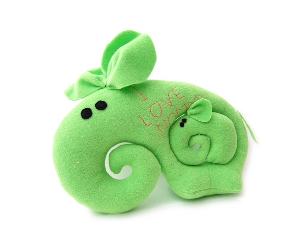 Personalized elephant toy Pregnant  gift stuffed animal