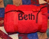 Embroidered Towel great for Christmas, Graduation, Birthdays, etc.