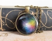 Star Jewelry, Star Necklace, Stardust, Astronomy, Space Jewelry, Nerdy Jewelry, Resin Jewelry, NASA