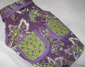 Harness/Vest Double Closure in Quilted Cotton Sz SM