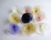 Mix Organza Flowers Embellishment