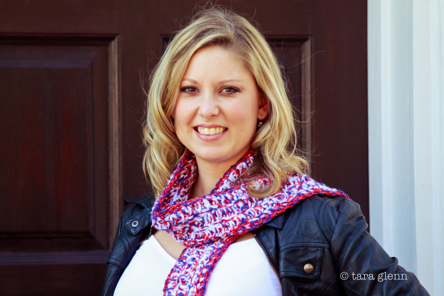 Red White Blue Scarf